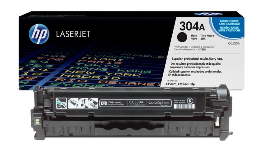 HP CC530A Orjinal Siyah Toner (304A) - 1