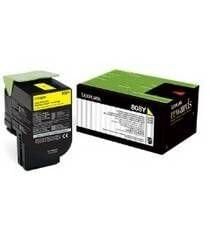 Lexmark 80C80Y0 Sarı Return Toner 1000 Sayfa - 1
