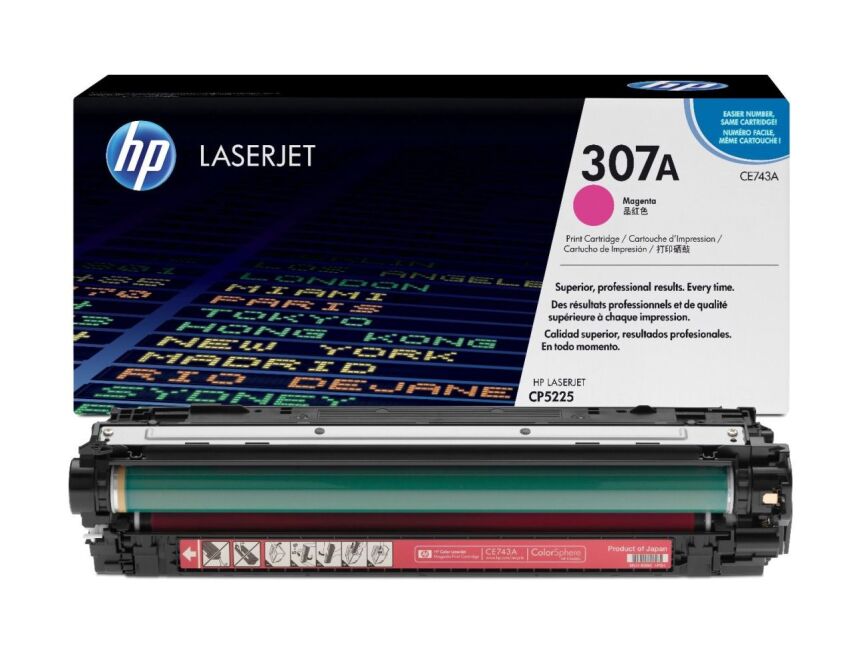HP CE743A Orjinal Kırmızı Toner (307A) - 1