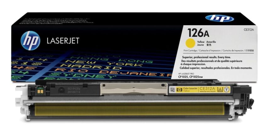 HP CE312A Orjinal Toner Sarı - 1
