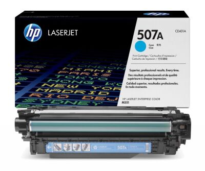 HP CE401A Orjinal Mavi Toner (507A) - 1