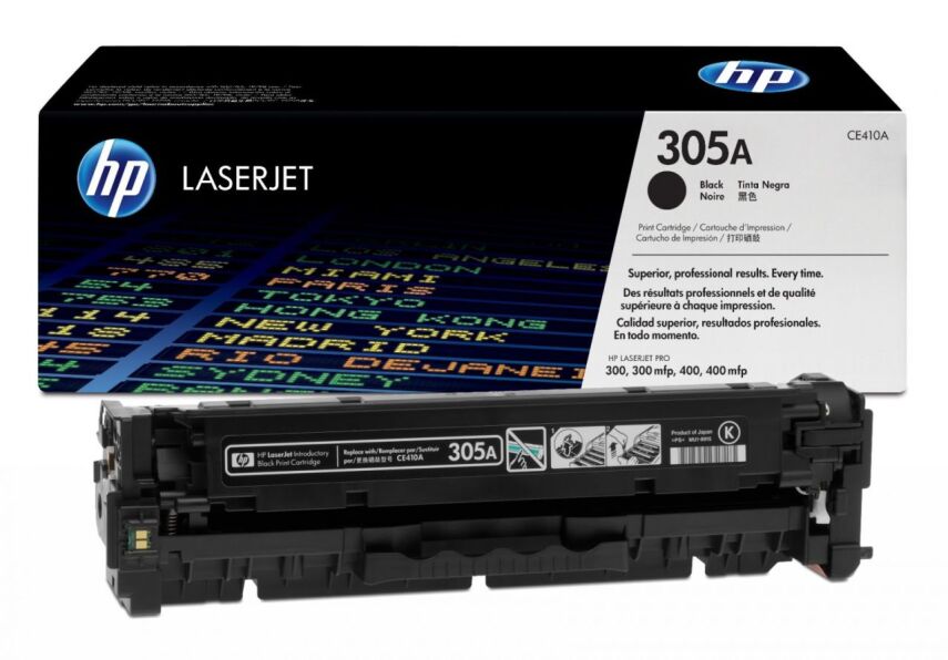 HP CE410A (305A) Orjinal Toner Siyah - 1