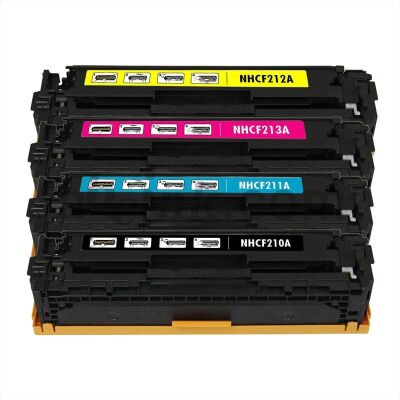 HP CF210A Muadil Toner Set (CF210A, CF211A, CF212A, CF213A)) - 2