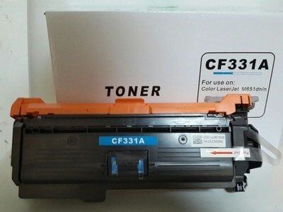 HP CF331A (654A) Mavi Muadil Toner - 1