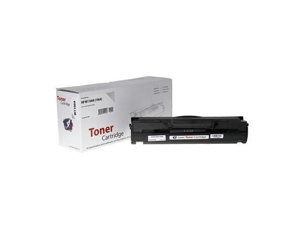 HP W1106A (106A) Muadil Toner Siyah Chipsiz - 2