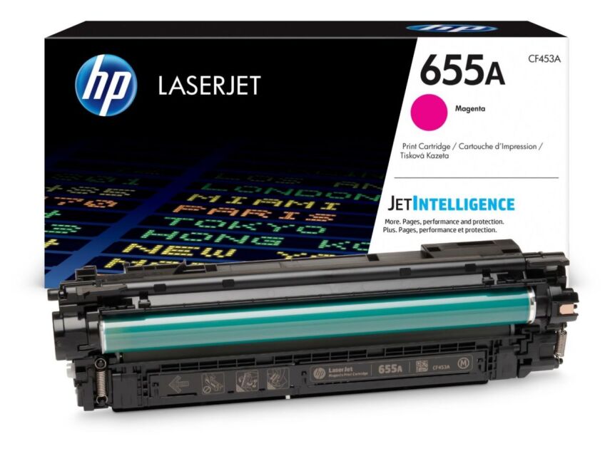 Orjinal HP 655A Kırmızı Toner (CF453A) - 1