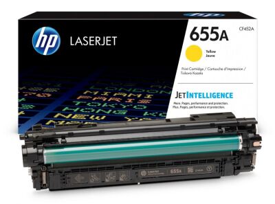 Orjinal HP 655A Sarı Toner (CF452A) - 1