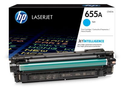 Orjinal HP 655A Mavi Toner (CF451A) - 1