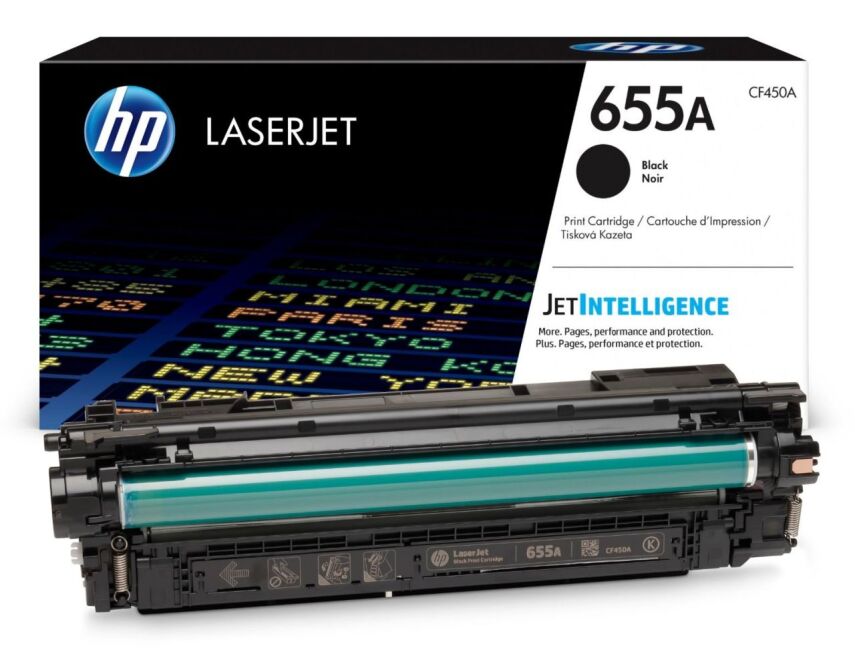 Orjinal HP 655A Siyah Toner (CF450A) - 1