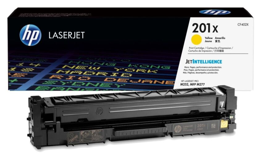 HP CF402X Orjinal Sarı Toner (201X) Yüksek Kapasite - 1