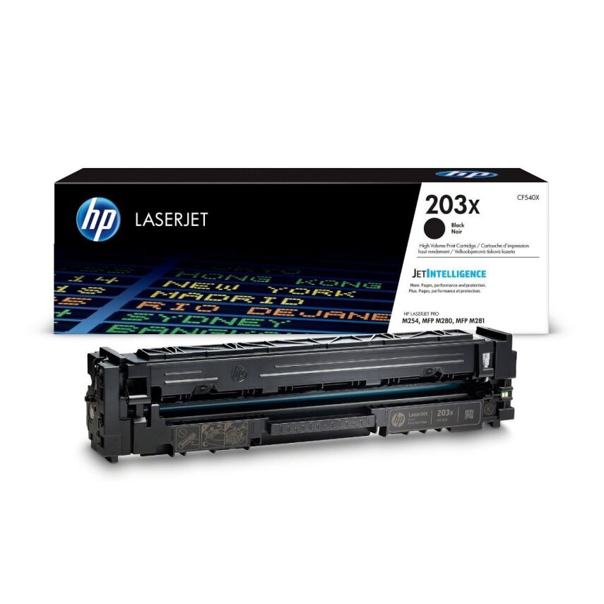 HP CF540X Siyah Orjinal Toner (203X) Yüksek Kapasite - 1