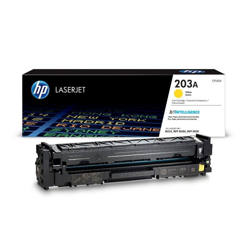 HP CF542X Sarı Orjinal Toner (203X) Yüksek Kapasite - 1