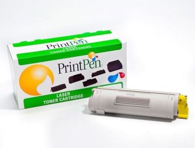 Oki C5650 Sarı Muadil Toner (43872321) - 1