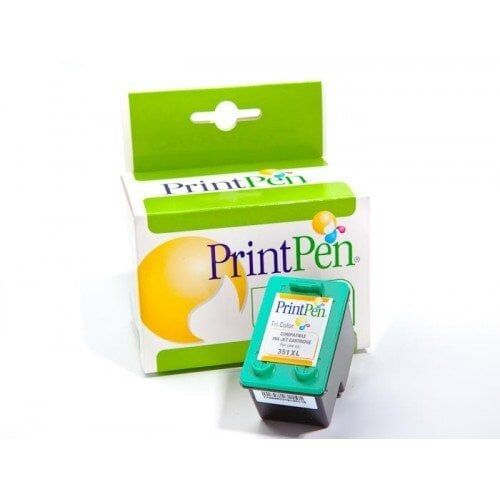 HP No.351XL (CB338EE) Muadil Renkli Kartuş - 1