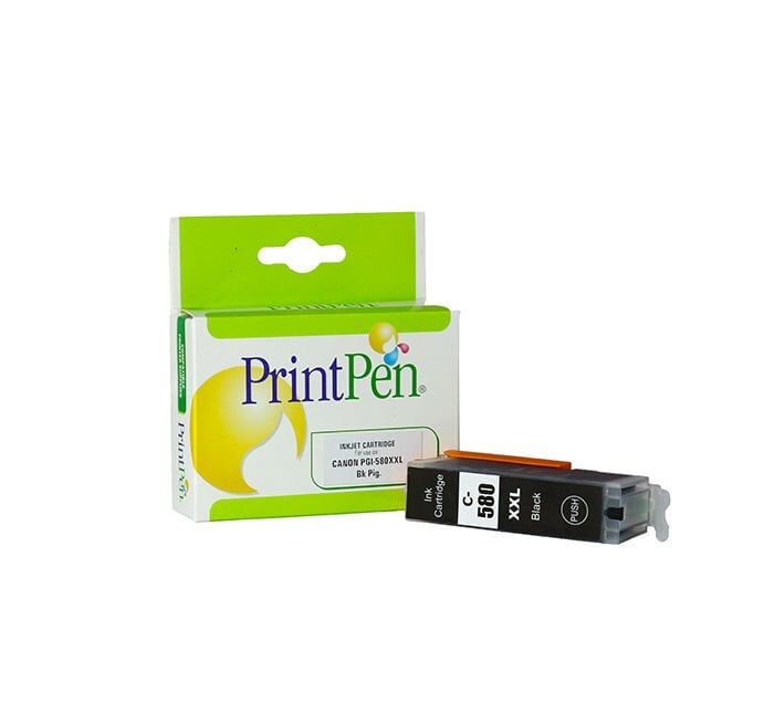 PRINTPEN CANON PGI-580XXL Mürekkep Kartuş Black (Pigmented) Yüksek Kapasite (28,5ml.) - 1