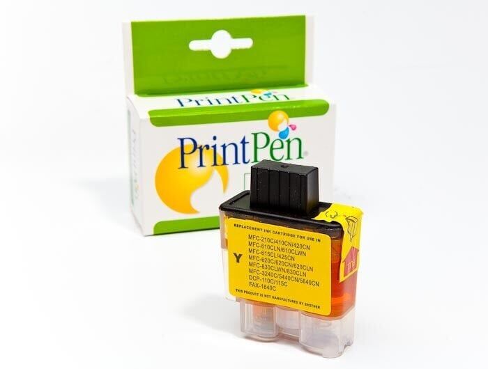PRINTPEN BROTHER LC-41,47,900,950 Sarı Mürekkep Kartuş Yüksek Kapasite (15,0 ml.) - 1