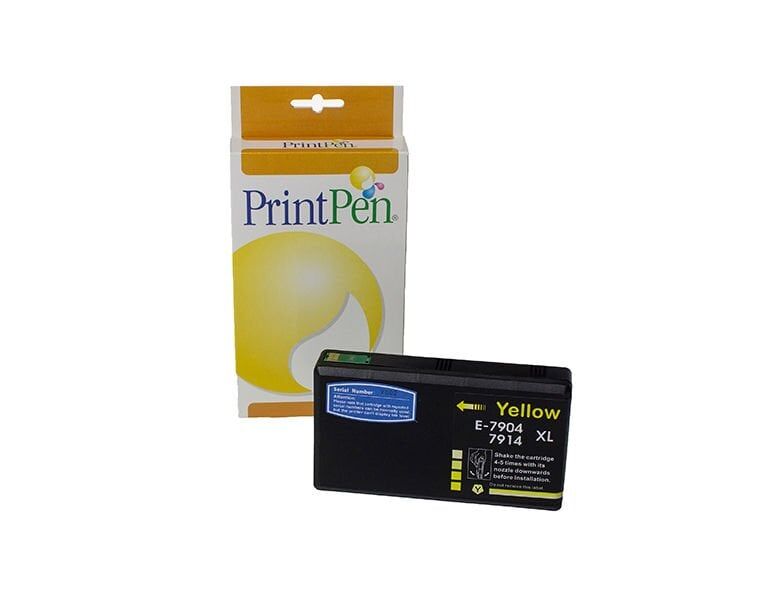 PRINTPEN EPSON T79XL (C13T79044010) Sarı Mürekkep Kartuş Yüksek Kapasite (25,0ml-2k) - 1