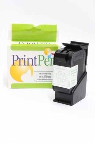 PRINTPEN HP No.23 (C1823DE) Renkli Mürekkep Kartuş (Remanufactured) - 1