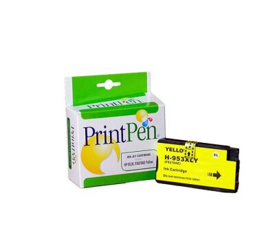 PRINTPEN HP 953XL (F6U18AE) Sarı Mürekkep Kartuş Yüksek Kapasite (27,0ml.) - 1