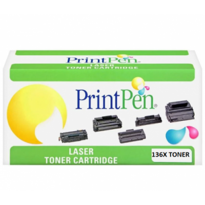 Printpen HP W1360X - 136X -  Çipli  Toner Yüksek Kapasite - 2