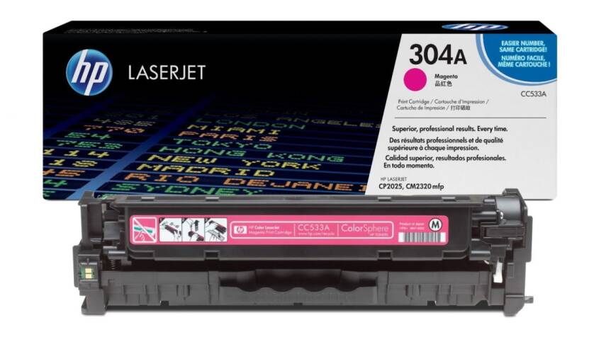 HP CC533A Orjinal Kırmızı Toner (305A) - 1