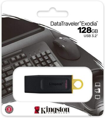 Kingston 128GB Usb 3.2 Gen1 DTX128GB  Exodia