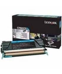 Lexmark C746A1CG Mavi Toner C746748 (7K) - 1