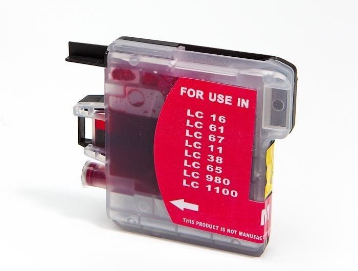 PRINTPEN BROTHER LC-38,61,65,67,980,1100 Kırmızı Mürekkep Kartuş Yüksek Kapasite (13,0ml.) - 2