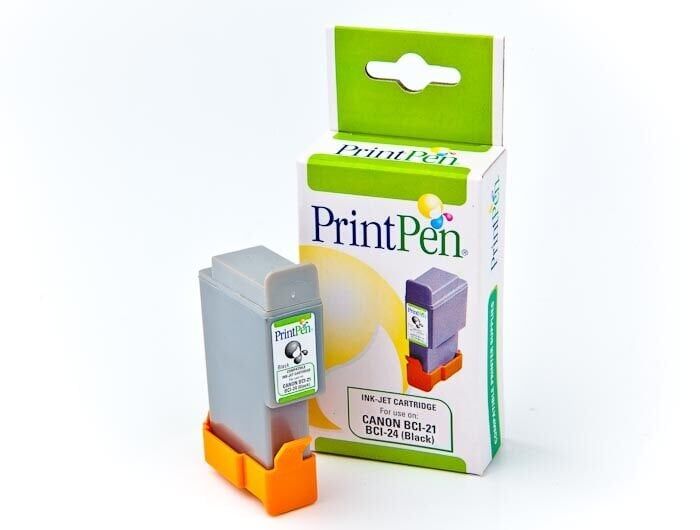 Printpen CANON BCI-21,BCI-24 Siyah Mürekkep Kartuş - 1