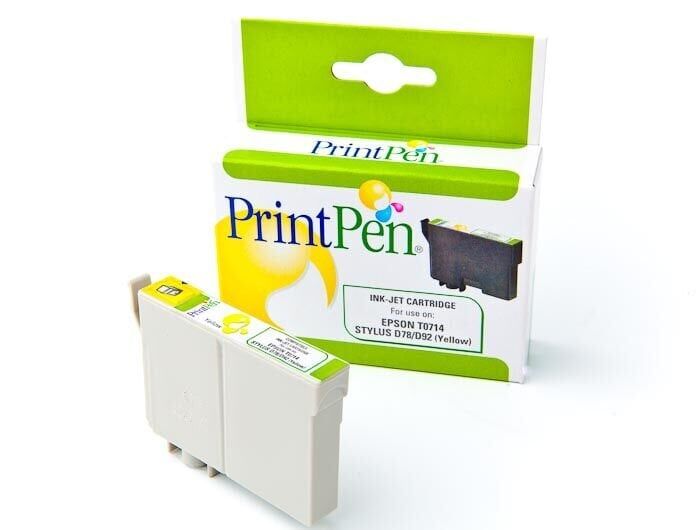 PRINTPEN EPSON T0714 Sarı Mürekkep Kartuş (13,5ml) - 1
