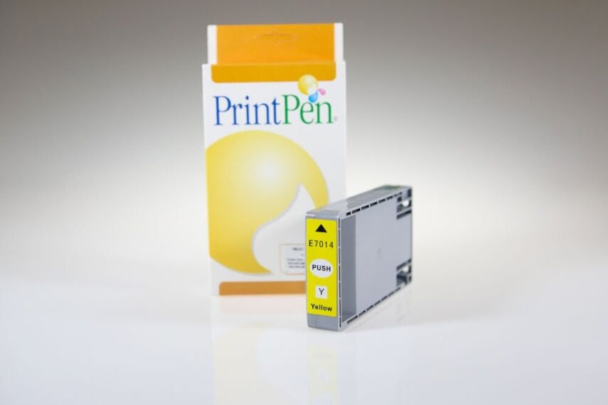 PRINTPEN EPSON T7014XXL Sarı Mürekkep Kartuş Ekstra Yüksek Kapasite (49,0ml) - 1