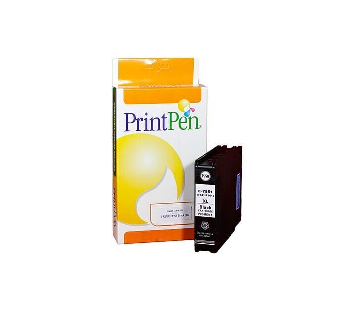 PRINTPEN EPSON T7551XL (C13T755140) Siyah Mürekkep Kartuş Yüksek kapasite (5k) - 1